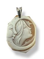 Pendente Mandile 1922 Donna Cammei  in Argento Conchiglia 2MCICM55 - 2MCICM55